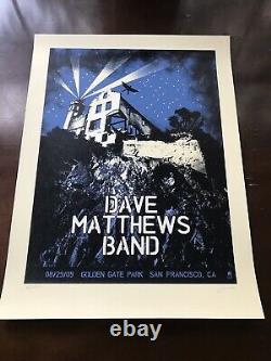Dave Matthews Band 2009 San Fransisco Poster