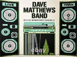 Dave Matthews Band 2010 Methane poster Cuyahoga Falls, OH