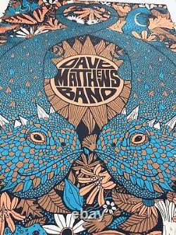 Dave Matthews Band 2013 Irvine CA Concert Poster Verizon Wireless Amphitheater