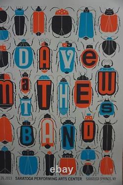 Dave Matthews Band 2013 Methane poster Saratoga Springs bugs