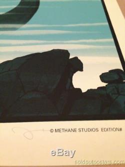 Dave Matthews Band 2013 Methane poster print X/585 S/N Tahoe Nessy DMB
