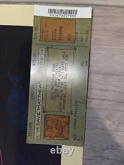 Dave Matthews Band 2013 Tour Poster West Palm Beach 549/835 With Ticket