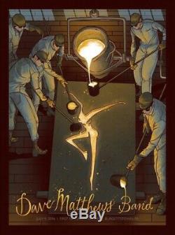 Dave Matthews Band 2016 Burgettestown Grail Poster
