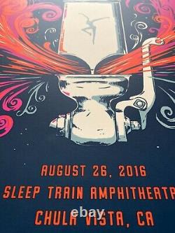 Dave Matthews Band 2016 Sleep Train Chula Vista CA 8/26/16 Concert Poster DMB