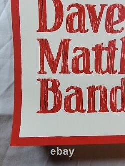 Dave Matthews Band 2016 Tour Concert Poster N1 Gorge 9/2/2016 381/1650 VIP