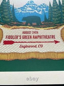 Dave Matthews Band 2018 Fiddler's Green 8/24/18 Englewood CO Merit Badge Poster