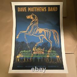 Dave Matthews Band 2021-08-29 Railbird Lexington KY Methane Studios AP Poster