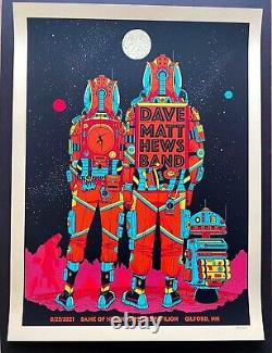 Dave Matthews Band 2021 Gilford NH Poster Methane Studios N2 Print 8/25/2021