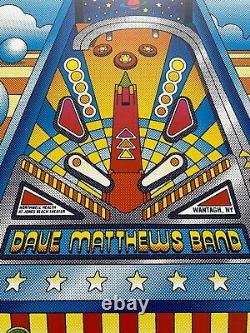 Dave Matthews Band 2021 Jones Beach Wantagh NY 9/21/21 DMB Pinball Show Poster