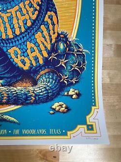 Dave Matthews Band 2022 BioWorkZ poster Woodlands, TX