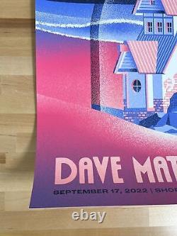 Dave Matthews Band 2022 Shawn Ryan poster Mountain View, CA