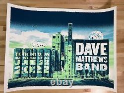 Dave Matthews Band 2022 Zoca Studio poster Toronto, ONT Canada