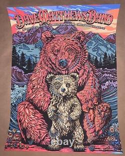 Dave Matthews Band 8/23/2024 Fiddler's Greenwood Bioworks Slater Poster IN HAND