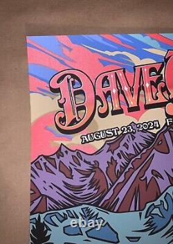 Dave Matthews Band 8/23/2024 Fiddler's Greenwood Bioworks Slater Poster IN HAND