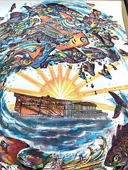 Dave Matthews Band AP Poster Jones Beach Wantagh NY 2024 S/N Signed #/50 ZebLove