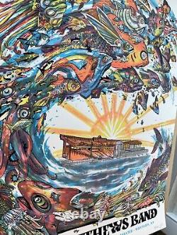 Dave Matthews Band AP Poster Jones Beach Wantagh NY 2024 S/N Signed #/50 ZebLove