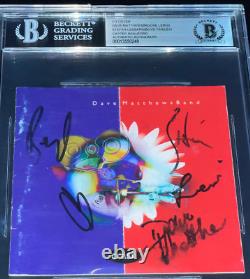 Dave Matthews Band All 5 with LeRoi Moore Signed Autographed CD cover BECKETT BAS