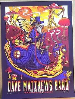 Dave Matthews Band Alpine Valley 2022 SCREEN PRINT AP Poster S/N #/85 Jim Mazza