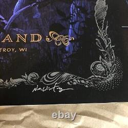 Dave Matthews Band Alpine Valley Poster 22 S/N X/70 Variant NC Winters