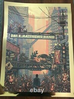 Dave Matthews Band Ants Marching Song Poster Luke Martin Gold Foil 303/500 DMB