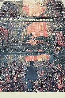 Dave Matthews Band Ants Marching Song Poster Numbered Limited Art Luke Martin