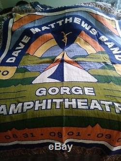 Dave Matthews Band BLANKET The Gorge 2018 Not Poster RARE! NEW IN PLASTIC