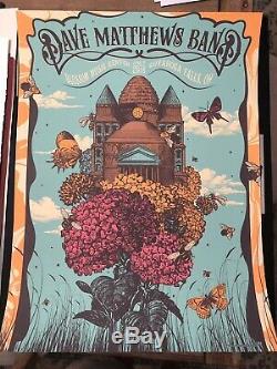 Dave Matthews Band Blossom Poster Print 2018 Status Serigraph Justin Helton DMB