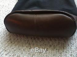 Dave Matthews Band Blue And Brown Leather Bucket Crossbody Shoulder Bag Rare