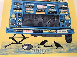 Dave Matthews Band Blue Variant Van 2018 Tour Poster