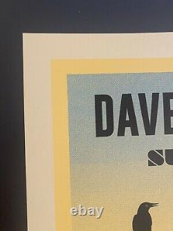 Dave Matthews Band Blue Variant Van 2018 Tour Poster Methane print Excellent