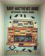 Dave Matthews Band Blue Variant Van 2018 Tour Poster With Poster Number