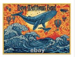 Dave Matthews Band Bristow VA 06/11/22 Todd Slater DMB Poster Print Whale