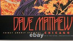 Dave Matthews Band Chicago Poster 2021 ken taylor art