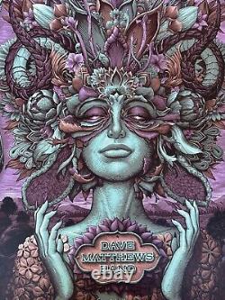Dave Matthews Band Concert Poster 5/17/19 The Woodlands, Texas N. C. Winters