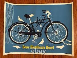 Dave Matthews Band Concert Poster 6/20/2010 Camden NJ Numbered #90/650 Bike