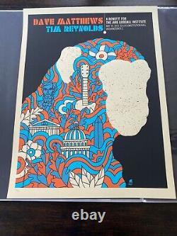 Dave Matthews Band Concert Poster Jane Goodall Washington DC 5/20/10