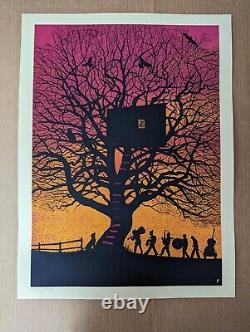 Dave Matthews Band Concert Poster Methane treehouse Charlottesvill Signed ed200