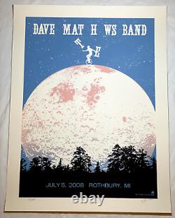 Dave Matthews Band Concert Poster Rothbury, MI 7/5/2008 Edition 21/325 DMB