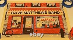 Dave Matthews Band Concert Poster #'ed 900! 8/28/11 Governors Island NY Caravan