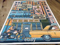 Dave Matthews Band Concert Summer 2019 Tour Poster Orange Variant Taxi City Dog