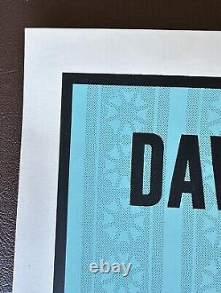 Dave Matthews Band Concert Tour Poster 2021 Limited Edition (Blue)