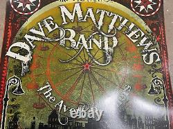 Dave Matthews Band Concert Venue Poster 4/28-29 2009 AlpharettA GA Avett Bros