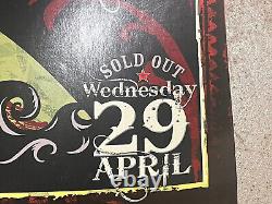 Dave Matthews Band Concert Venue Poster 4/28-29 2009 AlpharettA GA Avett Bros