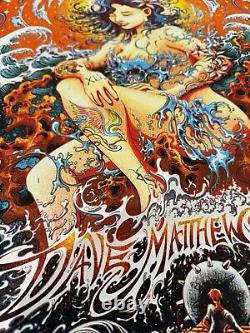 Dave Matthews Band Crash Into Me Poster 2021 by Miles Tsang DMB