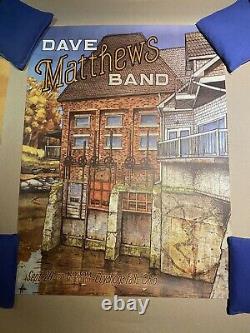 Dave Matthews Band Cuyahaga Falls, Ohio 9/24/21 Signed AE x/60 by Dan Black
