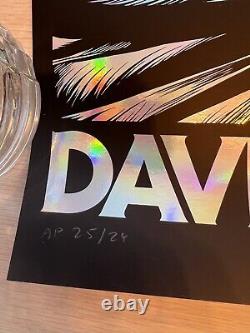 Dave Matthews Band DMB 2022 Seattle Ken Taylor Foil Poster AP 25/29