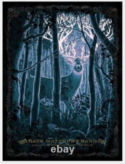 Dave Matthews Band DMB Alpine Valley 2022 Poster NC Winters Nocturne VARIANT