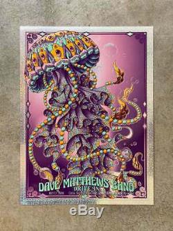Dave Matthews Band DMB Biojelly Poster Bioworkz 7/27/19 DONUTS FOIL XX/33