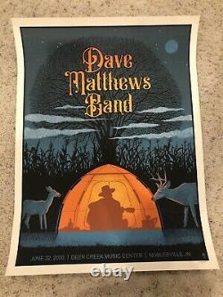 Dave Matthews Band DMB Live Trax 58 Poster 6/22/20 Deer Creek Noblesville, IN