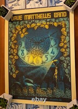 Dave Matthews Band DMB Poster 05/21/2022 Cellairis Amphitheatre Atlanta GA